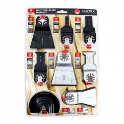 Addax Multi Tool Saw Blade Set - 8 Piece